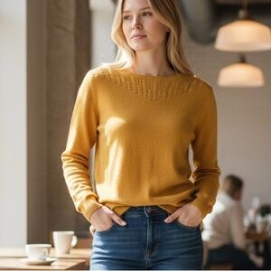 Women's Mustard Sweater